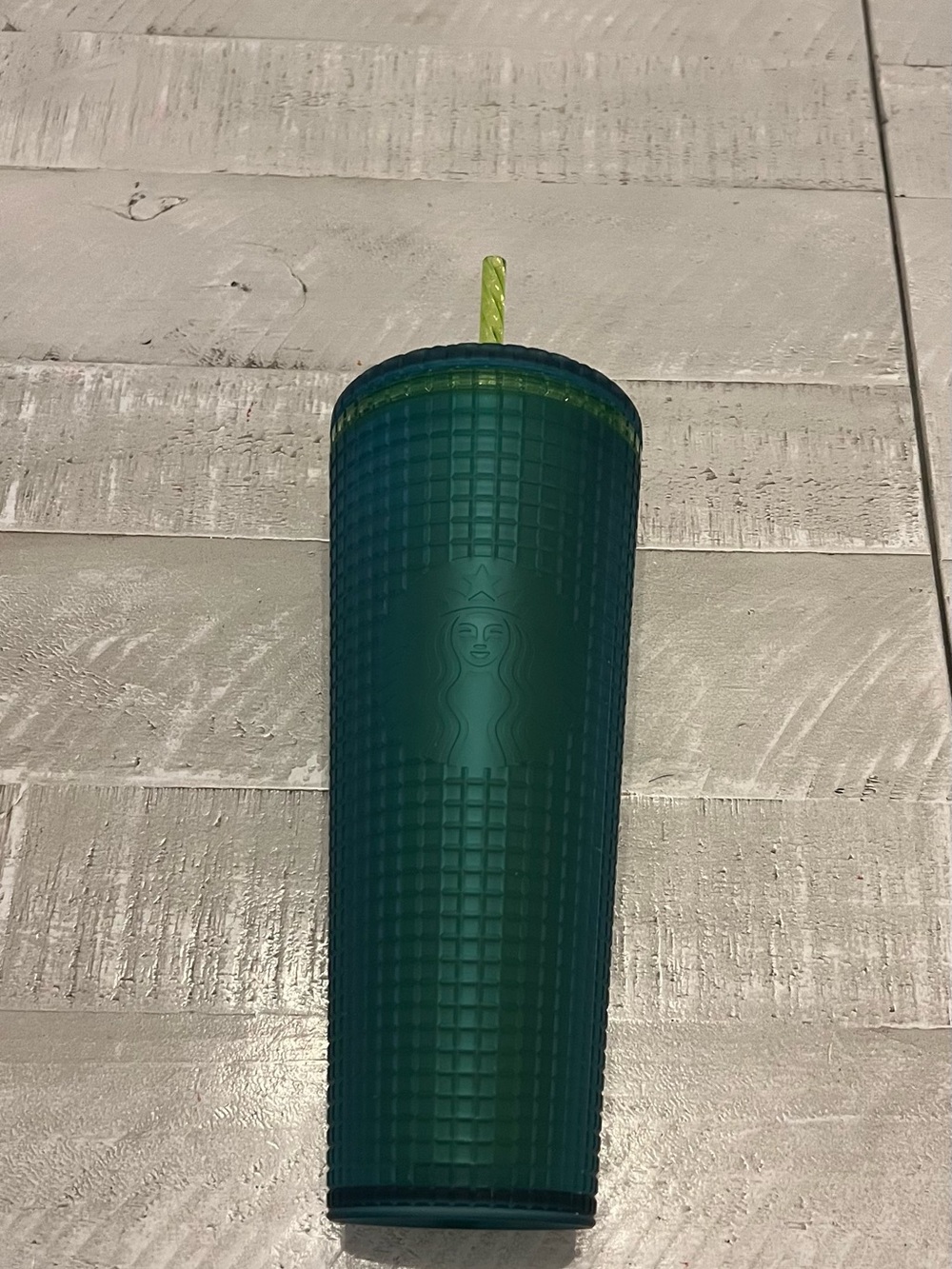 Starbucks Teal/ Green Textured Tumbler